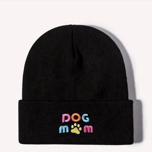 Dog Mom Knit Beanie Hat Brand New 🐾